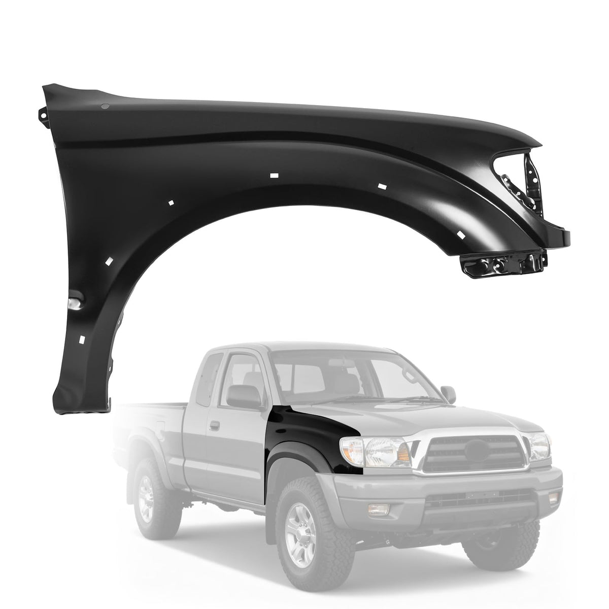 ALMULOO Fender Compatible with 2001-2004 Tacoma Except Stepside