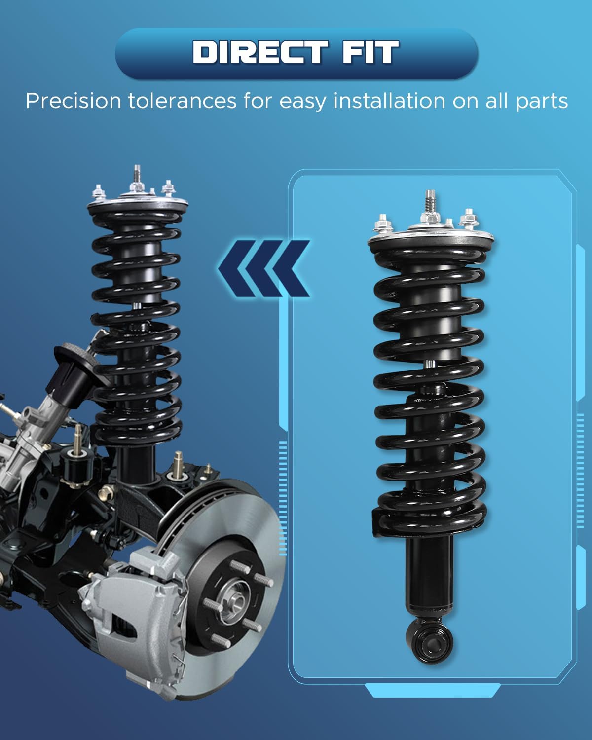 4Pc Struts & Shocks Fit for Chevy Silverado 1500 2007-2013