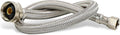 12 Inch Flexible Toilet Water Supply Line Braided Stainless Steel Toilet Hose Connector 3/8 Inch Compression x 7/8