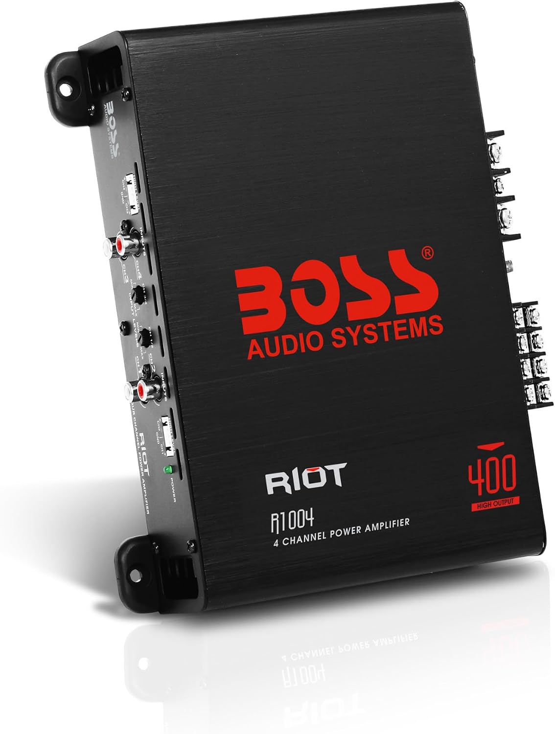R1004 Riot 400 Watt 4 Channel Class A/B Car Amplifier