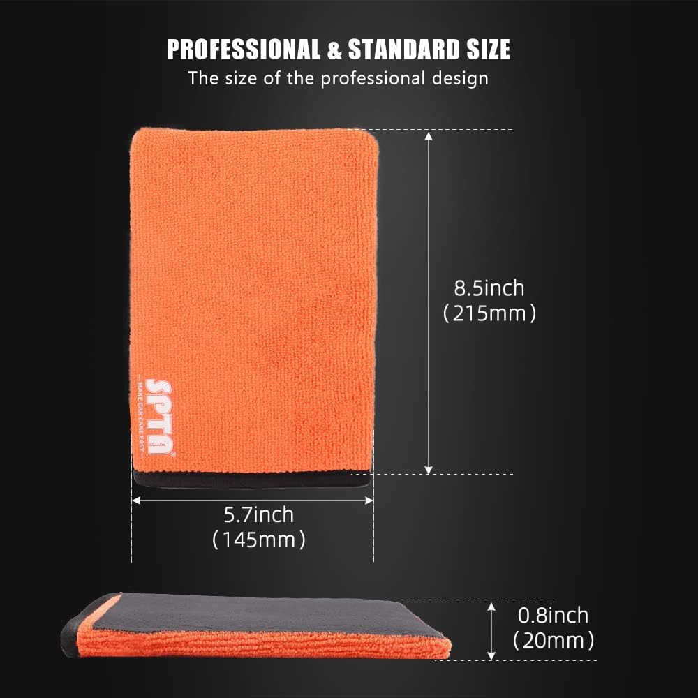 Clay Mitt, Medium Grade Clay Bar Infused Mitt, Synthetic Clay Glove, Car Detailing Glove Quickly Removes