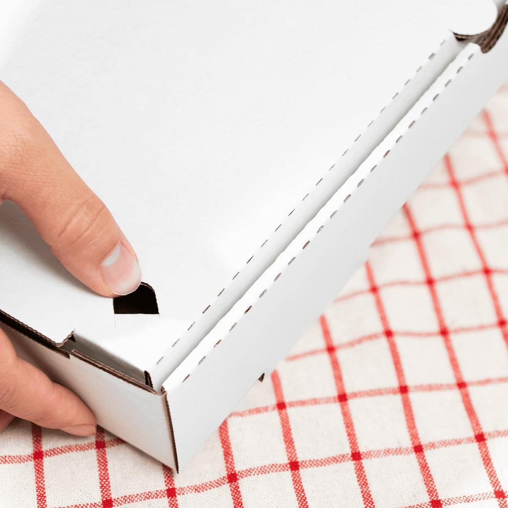Pizza Boxes 16" x 16" [50 Pack] White Corrugated Boxes | Ventilated, Grease-Resistant, Durable for Pizza or Mailing Use