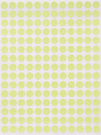 8mm Color Coding Dot Stickers – Multi-Color Round Labels Sheet, Permanent Adhesive, Easy Peel & Write-On Surface for