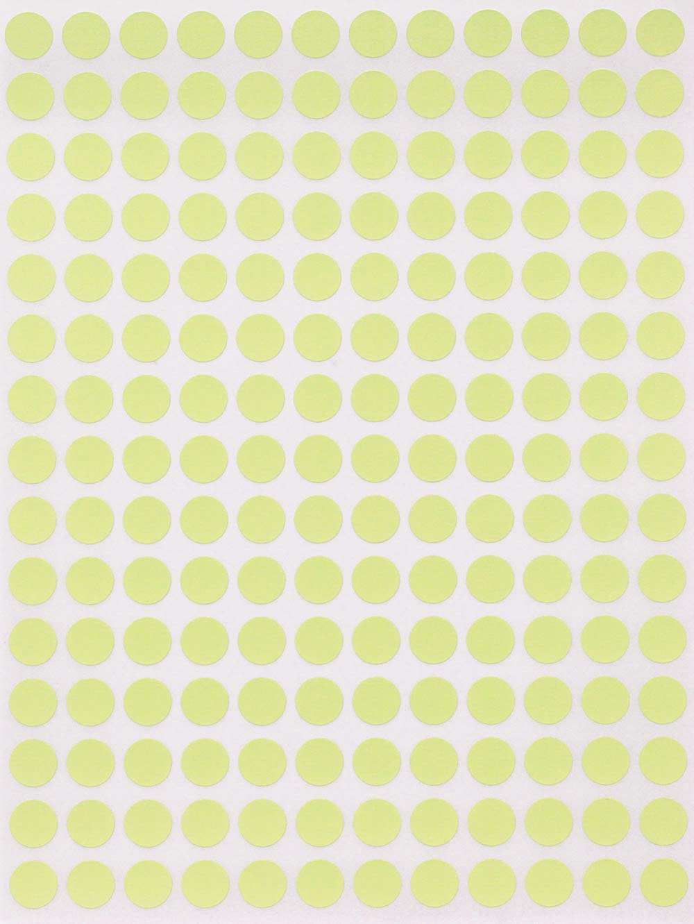 8mm Color Coding Dot Stickers – Multi-Color Round Labels Sheet, Permanent Adhesive, Easy Peel & Write-On Surface for