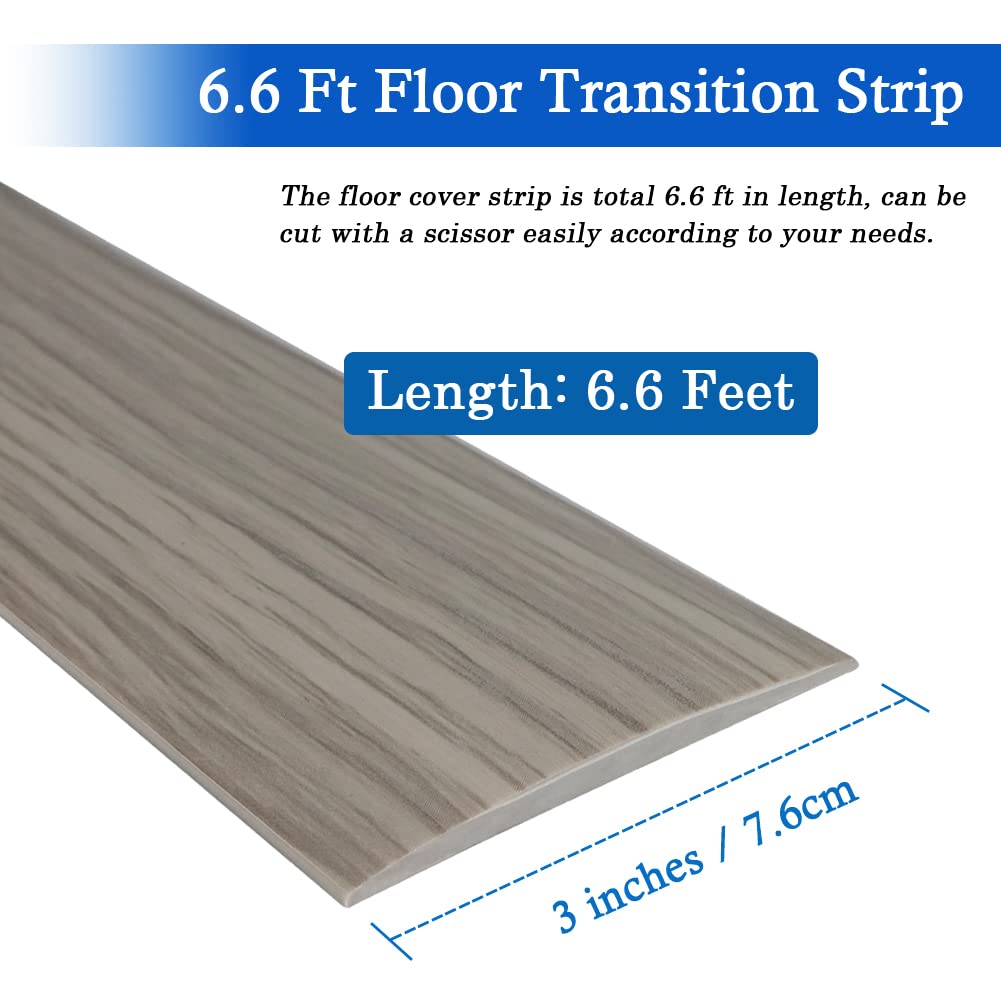 Vinyl Floor Transition Strip Self Adhesive Threshold Strip 3" W