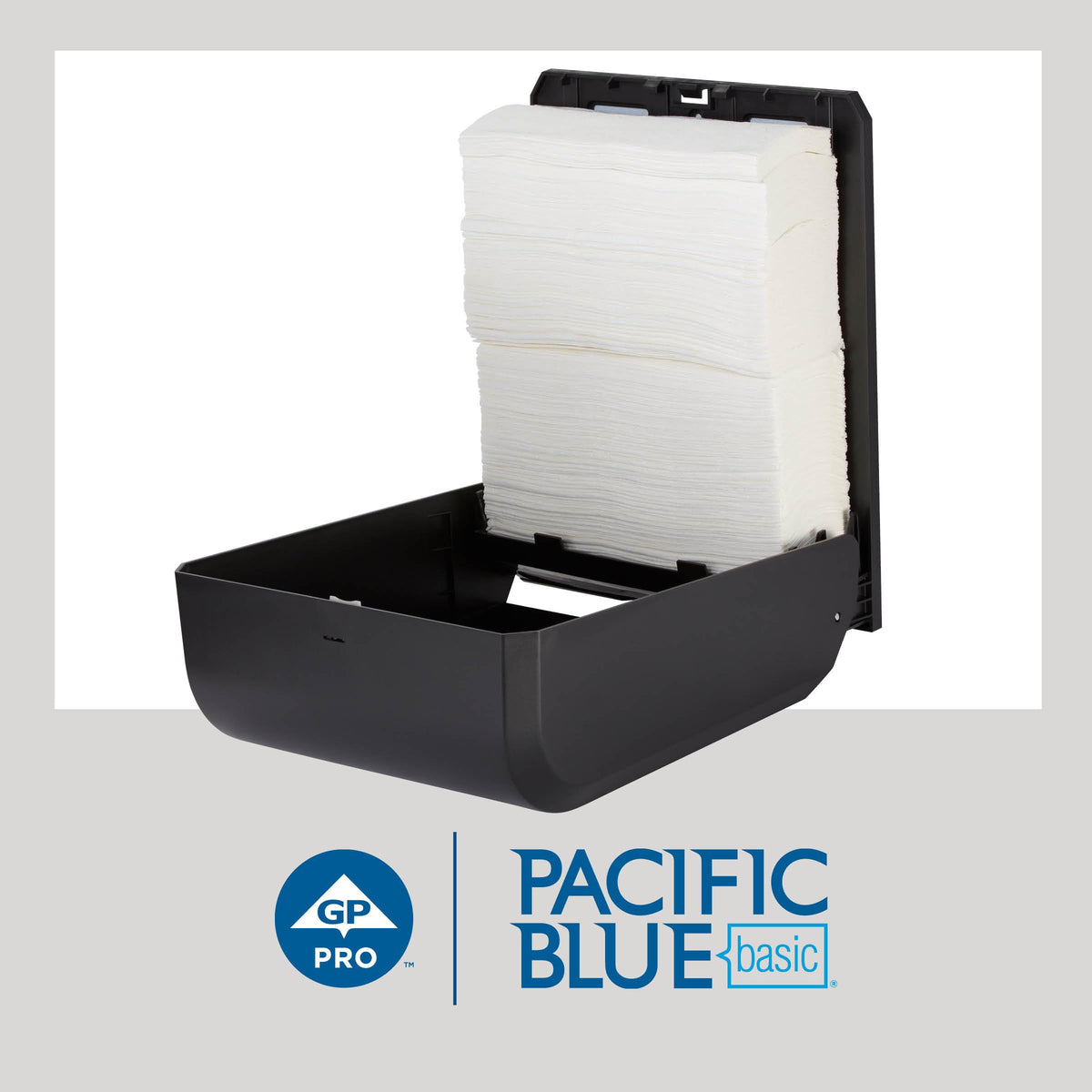 Pacific Blue Basic Recycled Multifold Paper Towels (Previously Branded Envision) by GP PRO (Georgia-Pacific), White