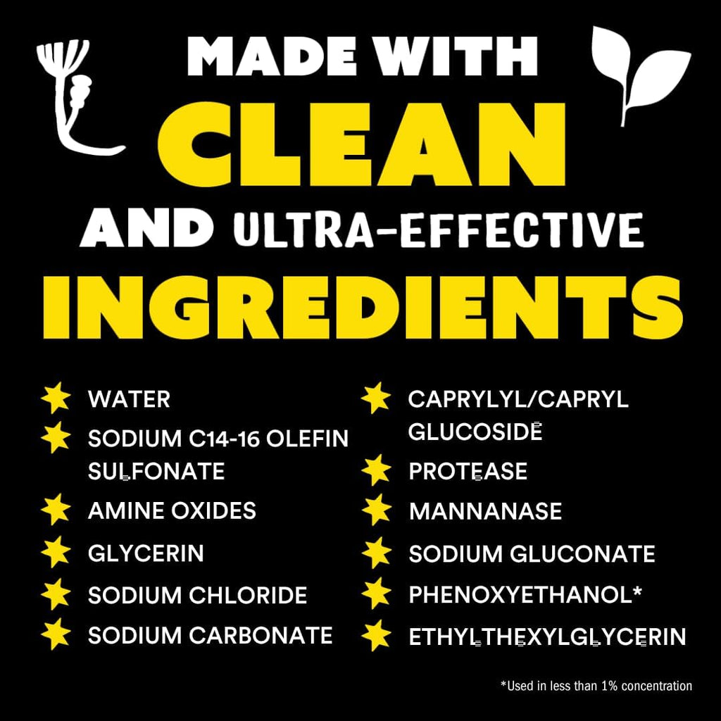 Liquid Laundry Detergent | Clean Laundry Detergent Soap for Sensitive Skin | 2x Concentrated, High Efficiency (HE) |