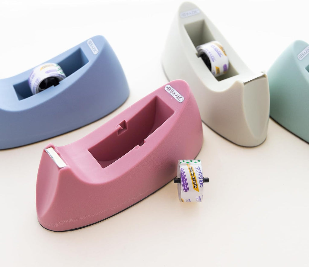 Desktop Tape Dispenser with Refill, 1 in Core, 4-Set