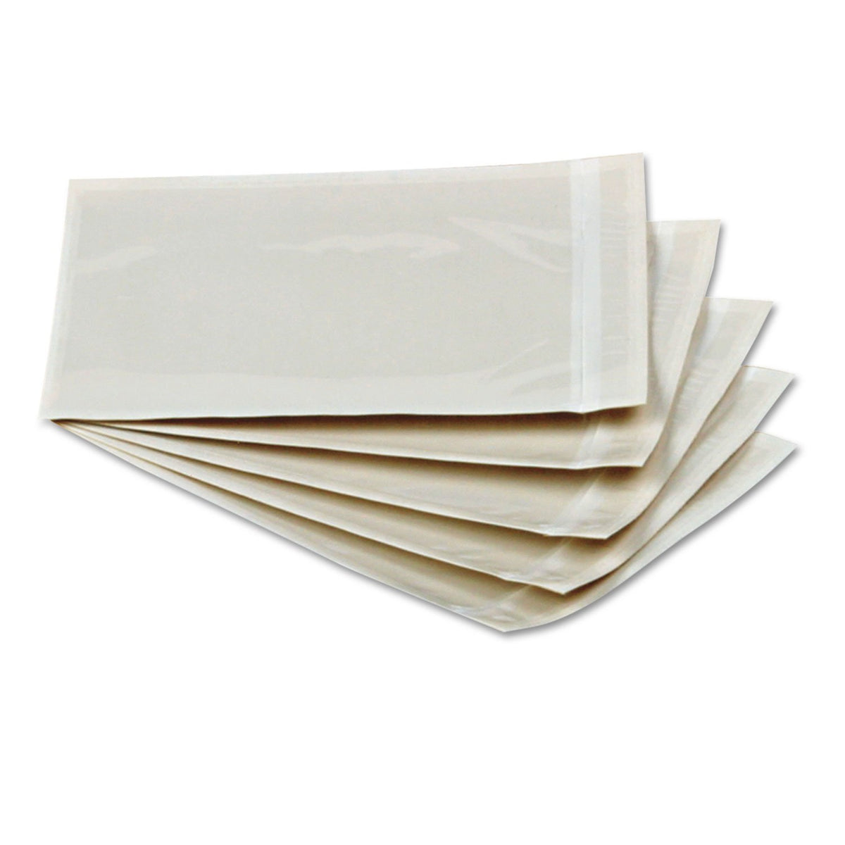 Front Packing List Envelopes, Self-Adhesive, Clear, 6 x 4.5, 1,000 per Box, (46996)