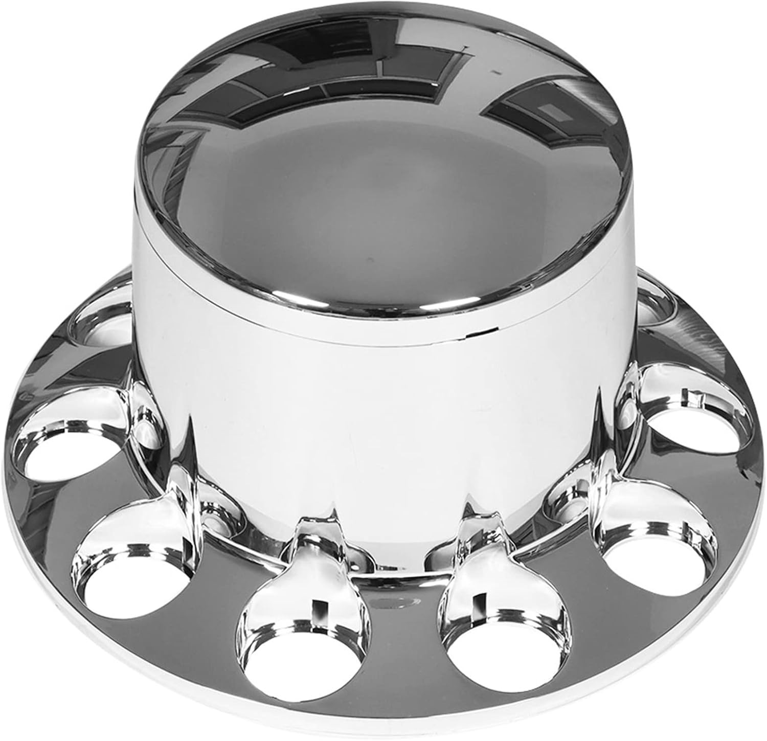 Chrome Front and Rear Hub Cover Wheel Axle Cover Center Caps Kit with 33mm Lug Nut Covers Replacement for 20 in &