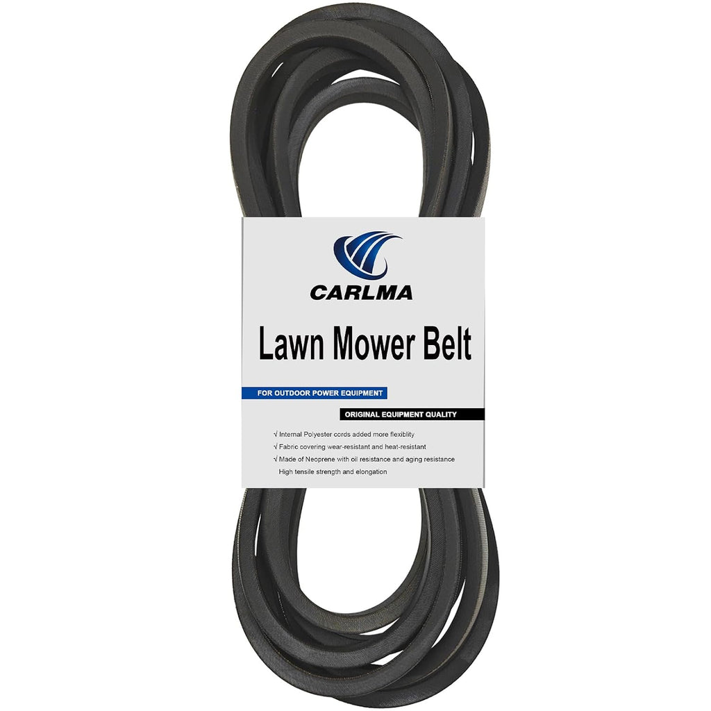 Lawn Mower Deck Drive Belt for John Deere M126536 LT133 LT150 LT155 LT160 LT166 LT170 LT180, for MTD Troy-Bilt 954-04137A 754-04137 954-04137, for Cub Cadet 01005375 01005375P (1/2" x114 1/4")