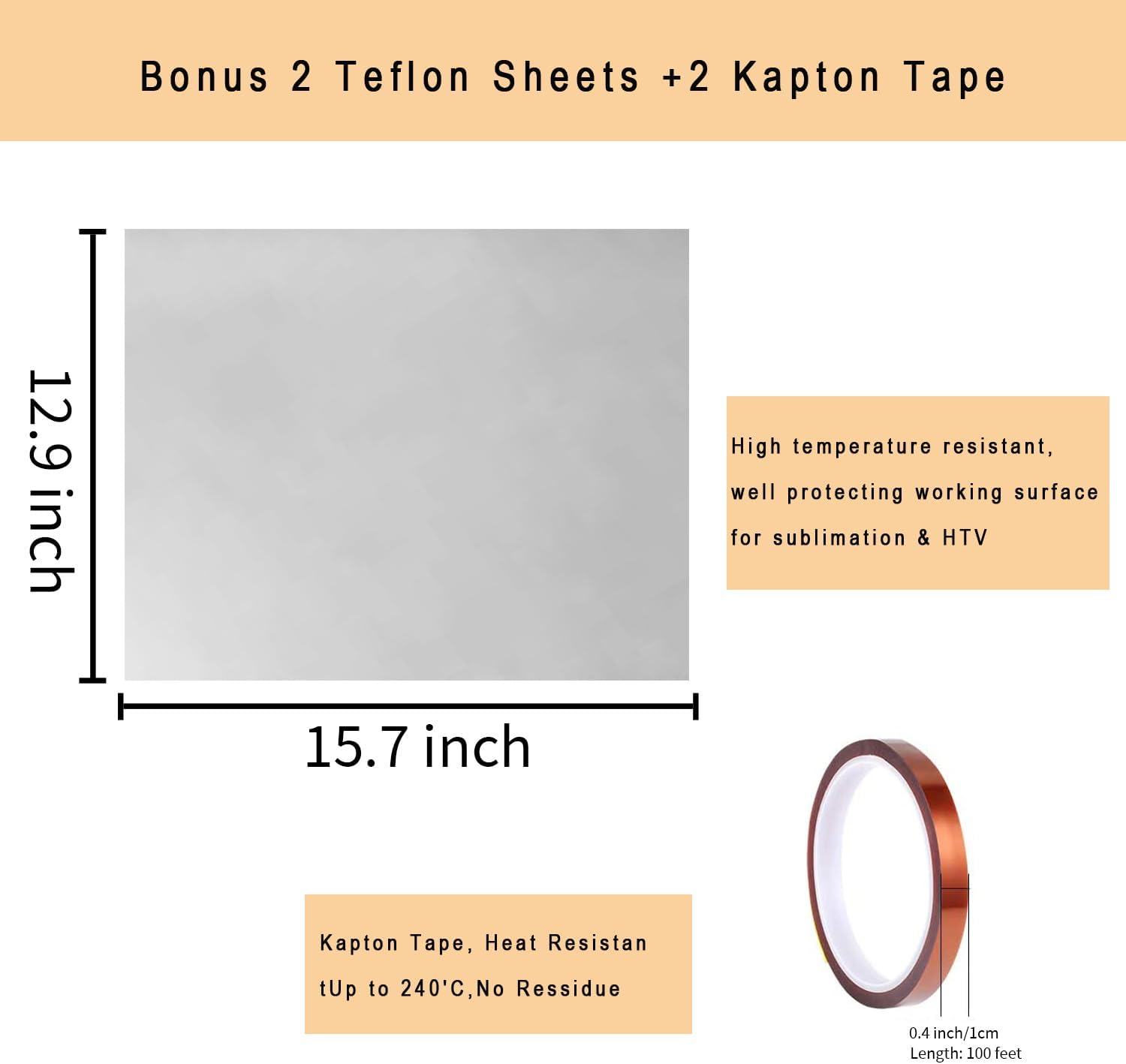 Heat Press Pillow Bundle - 8 Pack Including 4 Size Silver Heat Pressing Transfer Pillows, 2 Teflon Paper Sheets, 2