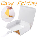 Large White Gift Box with Lid for Presents 13x9.7x3.4 Inches