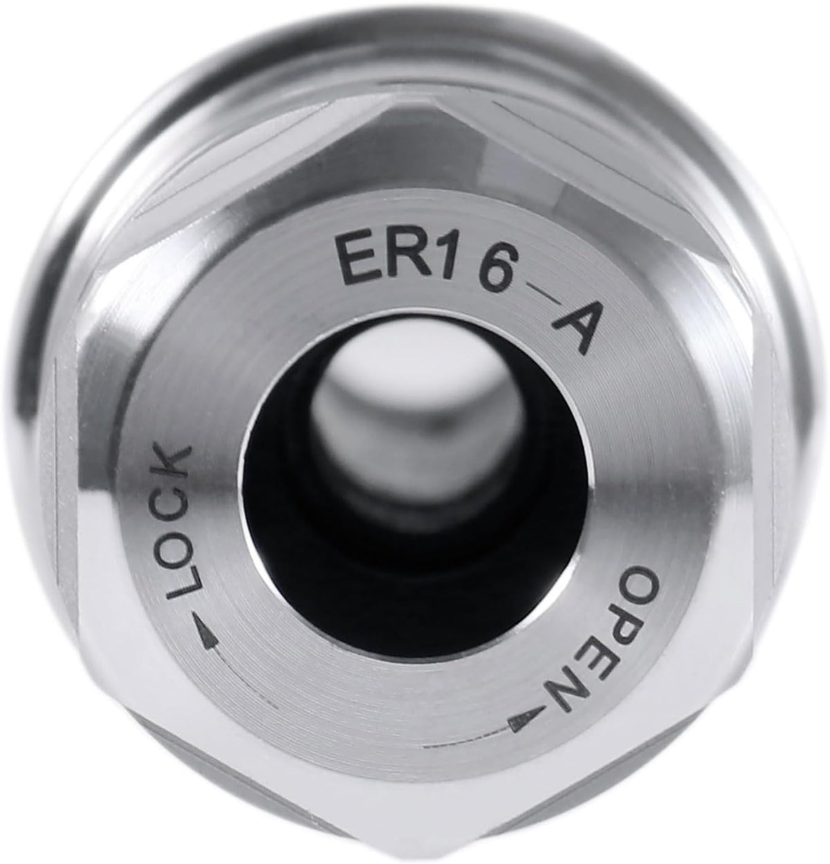 Accusize R8 Shank ER16 Collet Chuck, 7/16''-20 Drawbar End, 0223-0229