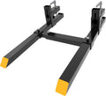 60" 4000 lbs Clamp on Pallet Forks Heavy Duty Bucket Attachment