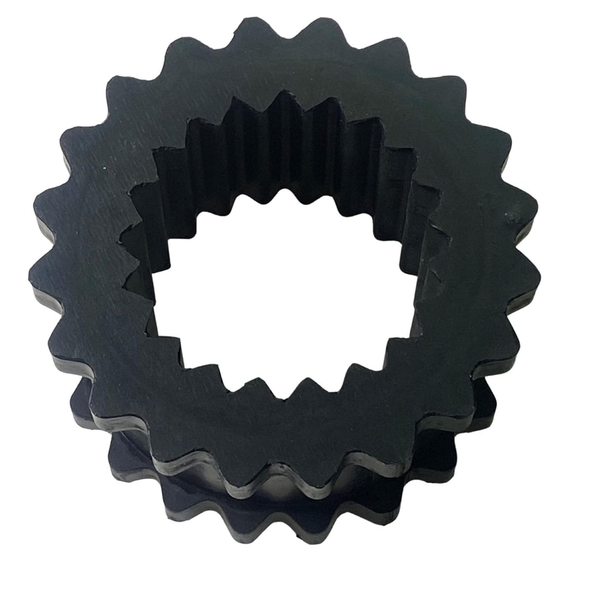 9JE Coupling Sleeve Rubber Elastomer 9J for S-Flex Series, Solid Design, 6" OD, 3" Elastomer Length,1800 in-lbs Nominal Torque