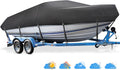 Boat Cover 16ft-18.5 ft, Waterproof Trailerable Boat Cover | Heavy Duty Covers fits Bass Boats, V-Hull, Tri-Hull
