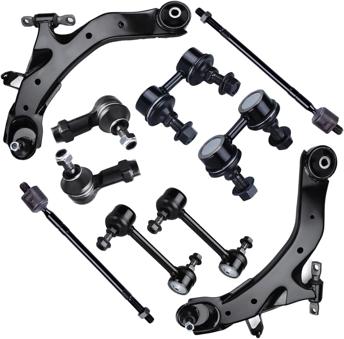 10pc Front Lower Control Arm Suspension Kit for Hyundai Elantra 2001-2006