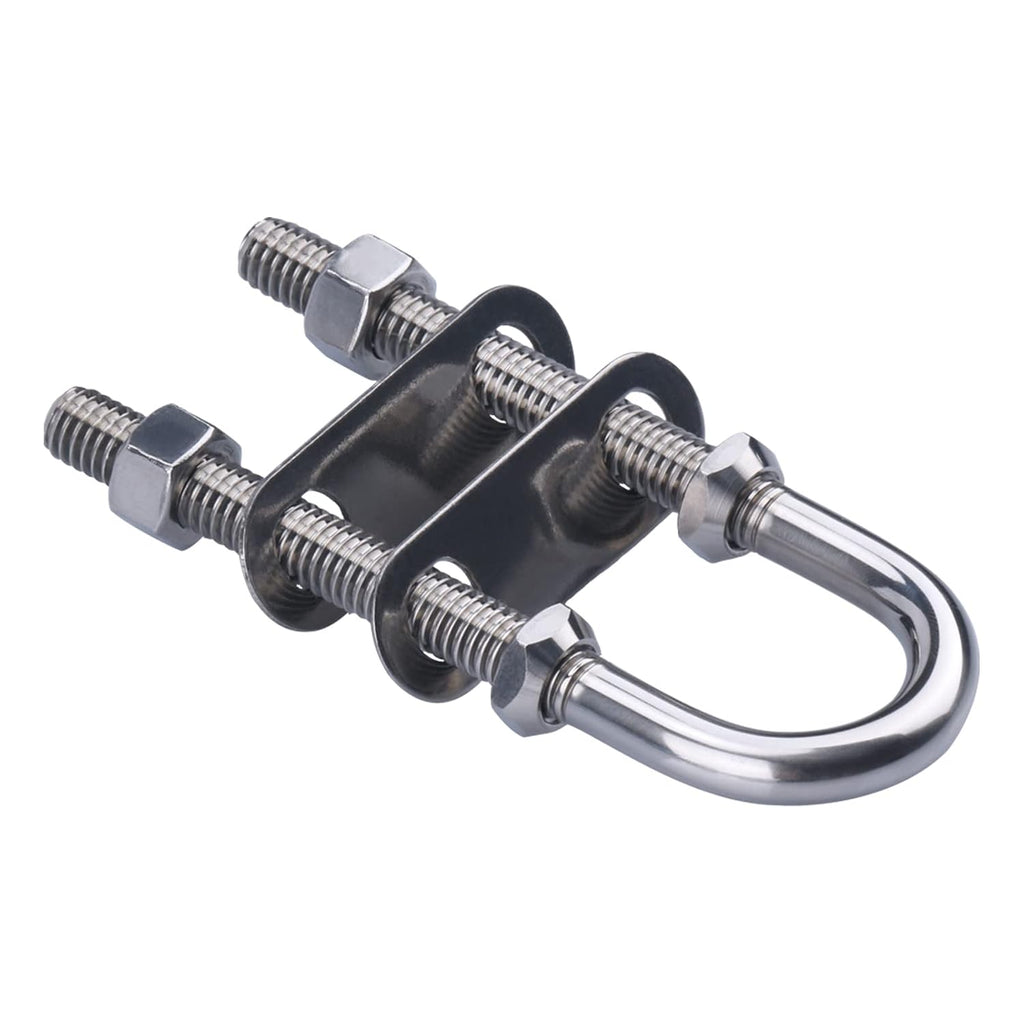Stainless Steel Marine Boat Stern Bow Eye Tie Down U Bolt 5 inch