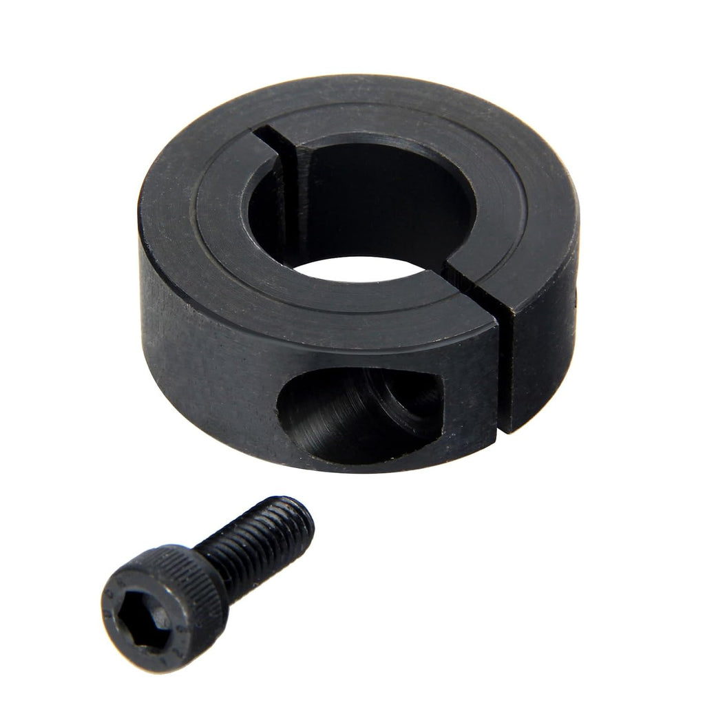 (4-Pack) Shaft Collar 1-3/4" Bore, 1045 Steel Set Screw Split Clamp-On Collars, 2-3/4" OD, 11/16" Thickness, with M4 Set Screws