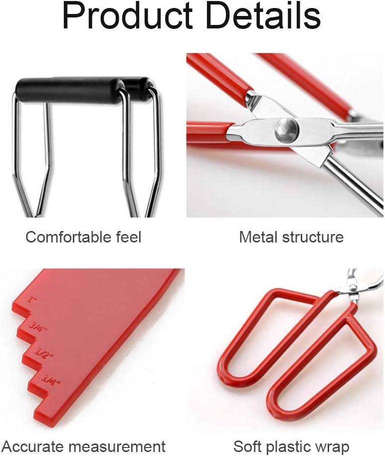 Canning Tools Set, Bubble Popper/Bubble Measurer/Bubble Remover Tool for Cannings Pot, Water Bath& Pressure Canner