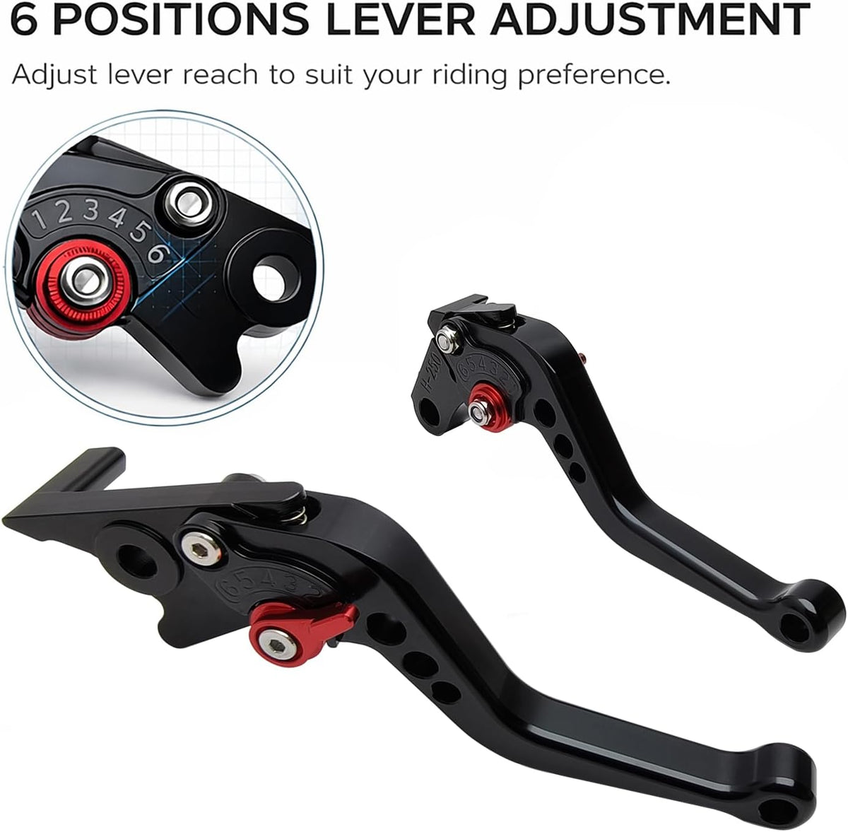 Adjustable Short Levers Replacement for CBR600RR F5 2007-2026