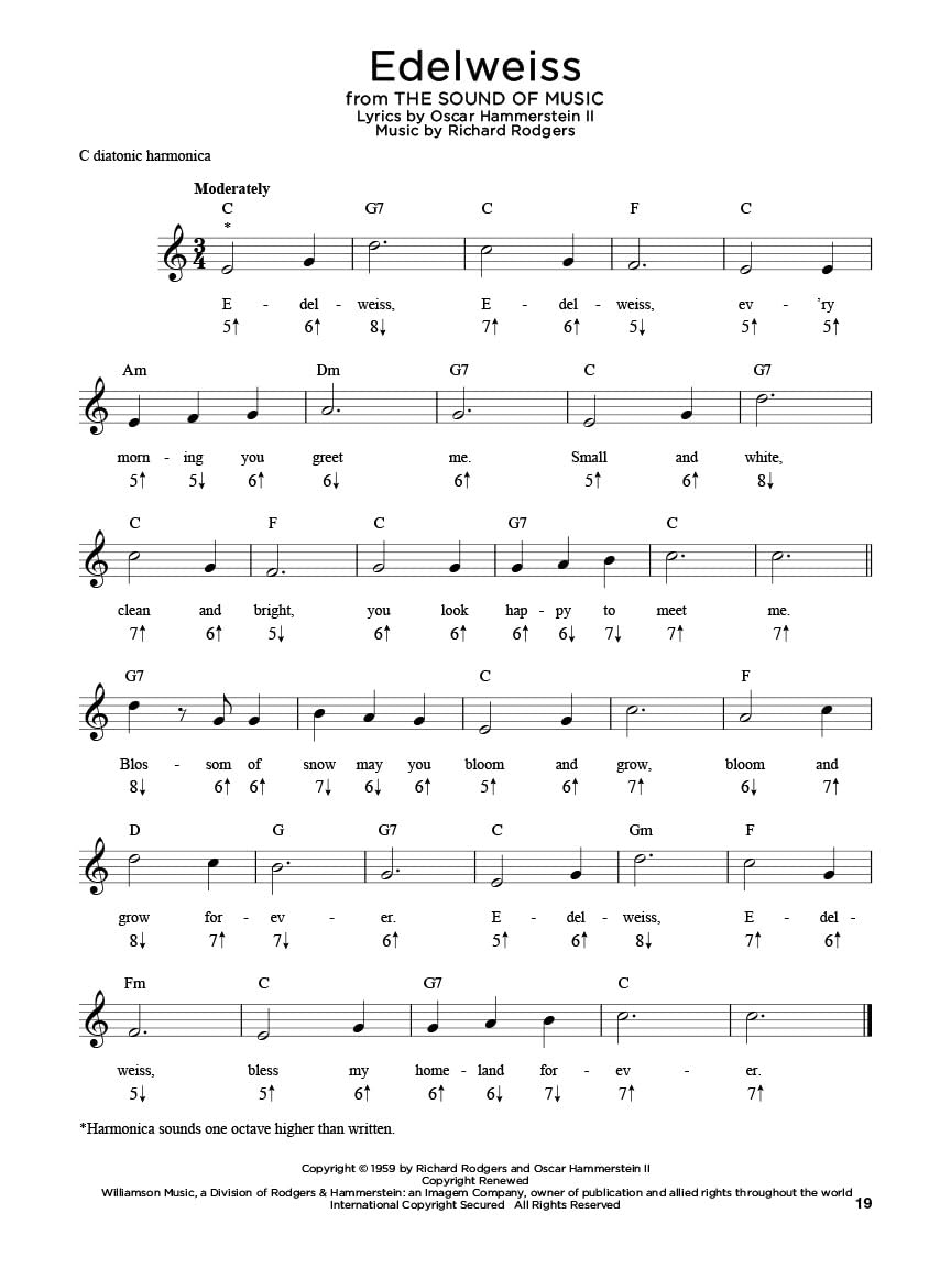 First 50 Songs You Should Play on Harmonica | Easy Songbook for Beginners to Learn over 50 Folk,Pop and Classic Rock