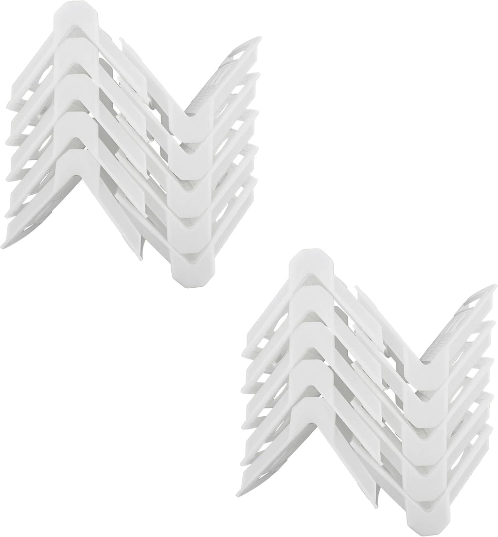 Cargo Edge Protectors White 10 Pack - Corner Protector Cargo Strap Protectors, Corner Strap Protector
