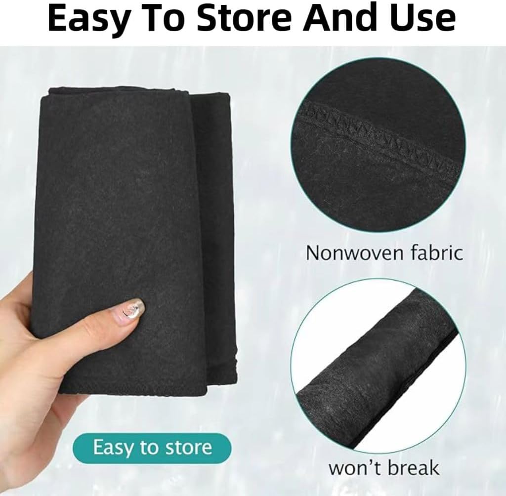 Water Barrier 5 ft x 6.5 inch Absorbent Flood Barriers Home Sandless Sand Bags for Flooding Reusable Water Absorber