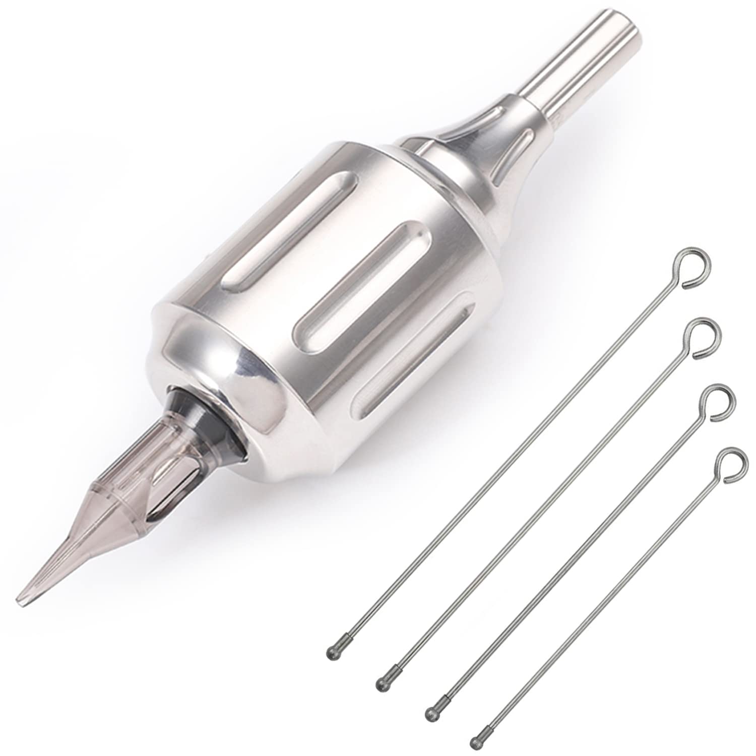 Cartridge Tattoo Grips-CNC 316L Stainless Steel Heavy Adjustable Autoclavable Tattoo Cartridge Grip 32mm for Rotary