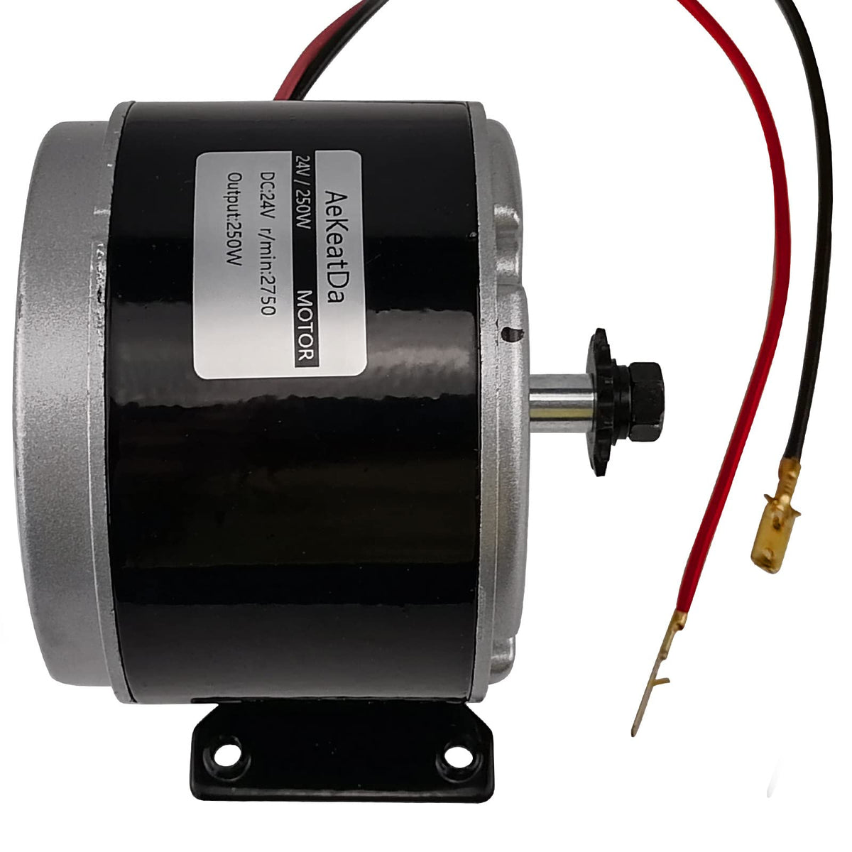 24V 250W Permanent Magnet Brushed DC Motor for DIY Generator Projects
