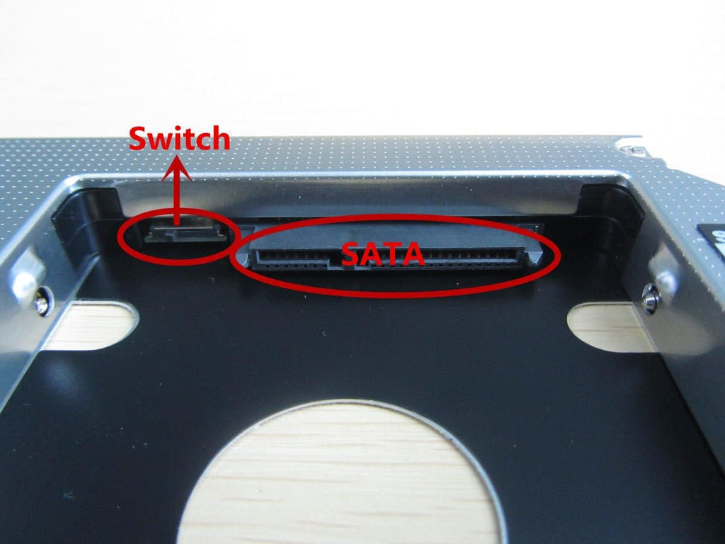 SATA 2nd HDD SSD Hard Drive Caddy for 12.7mm Universal CD / DVD-ROM Optical Bay