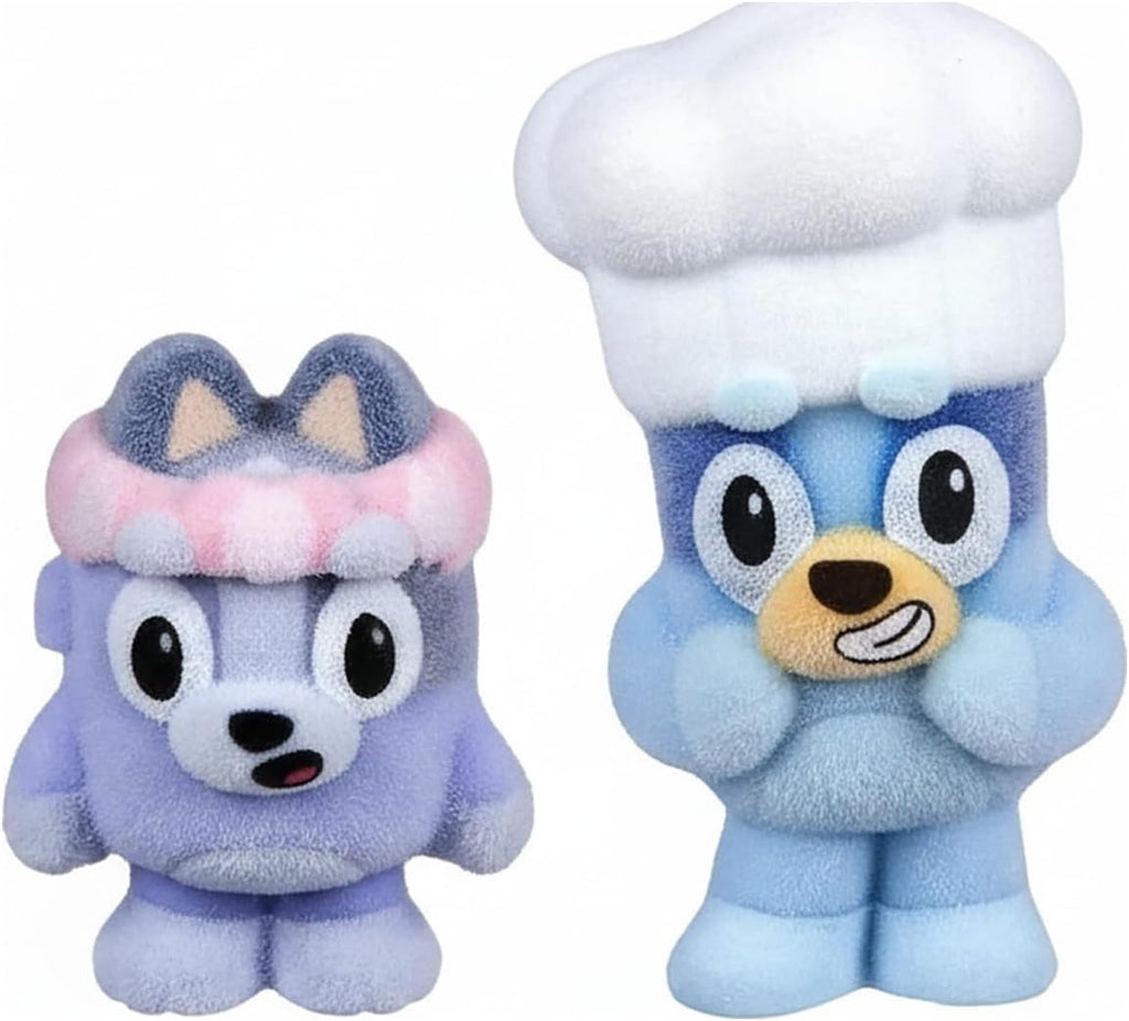 Fuzzies Surprise 2 Pack. with 2 Specially Flocked Collectible Mini-Figures, Trading Card, and Collector's Guide. 80