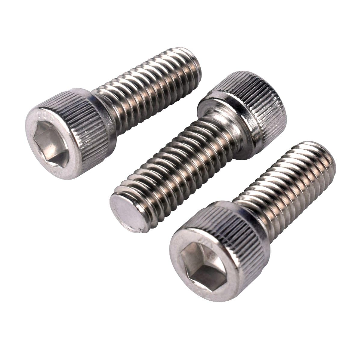 #10-24 x 3/4" Allen Hex Socket Head Screw Bolt, 304 Stainless Steel 18-8, UNC Machine Full Thread, Pack of 50
