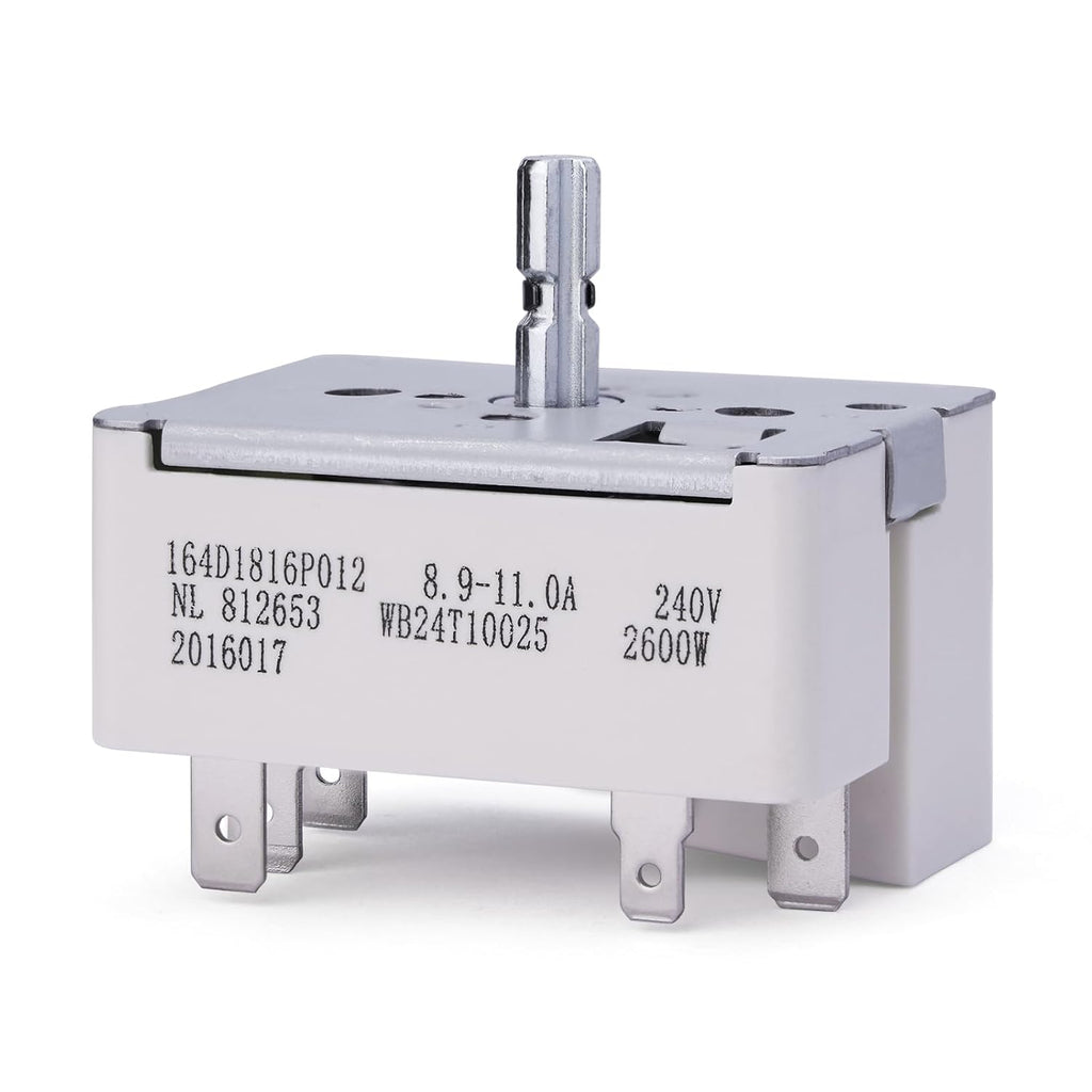 WB24T10025 Infinite Control Switch for GE 8" Electric Stove Burner