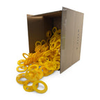 100-Pack Universal Yellow Plastic Snap-in Bushings for Metal Studs - Low Voltage Cable Protection Pre-Wire Code Compliant Polypropylene Wire Grommets