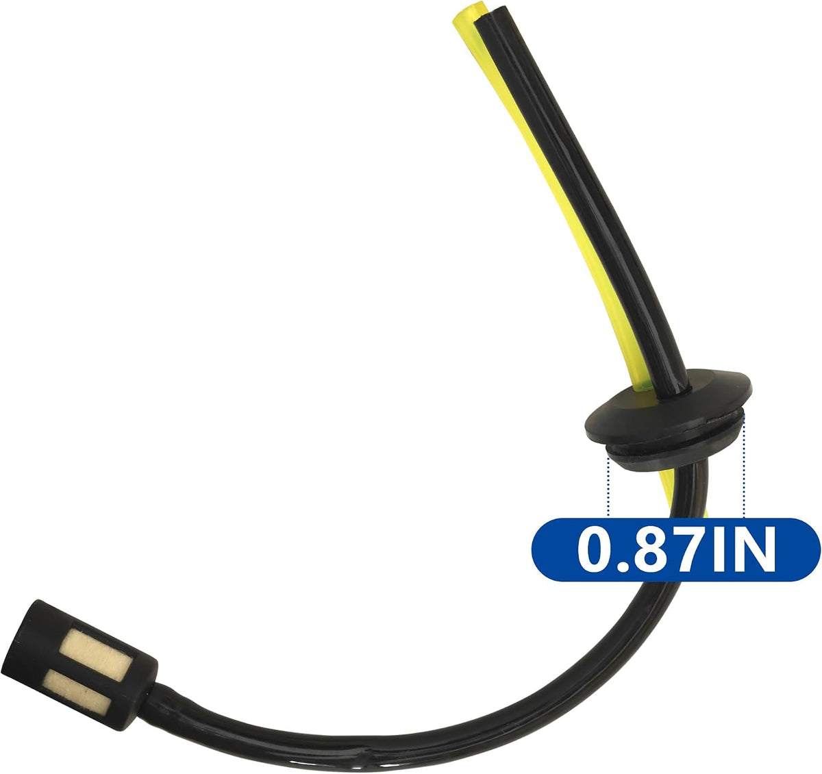 2 Pack Fuel Line 2 Hole Grommet Assembly Fuel Filter Primer Bulb for Hon da GX31 GX35 GX35NT GX22 GX25 GX25N GX25NT GX25T Engine Trimmer Brushcutter