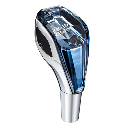 VIP Crystal car Shift knob Button LED Touch-Activated Illuminated Gearbox Shift Lever Compatible with Lexus Toyota