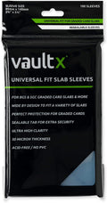 Universal Fit Slab Sleeves (100 Pack) for BGS SGC ACE | Fits BGS, SGC & ACE graded slabs & cases. Crystal-clear