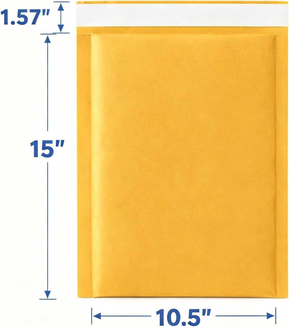 10.5x15 Kraft Bubble Mailers, 25 Pack, #5 Padded Envelopes