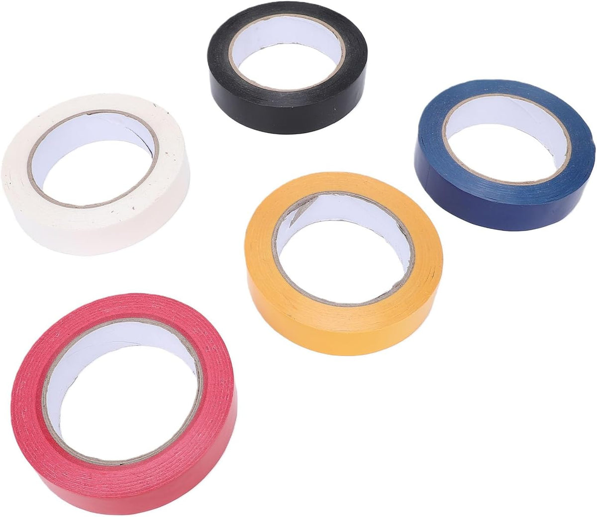 Floor Marking Tape 1 Inch, 5 Rolls Colorful for Sports Field