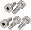 uxcell 5pcs 304 Stainless Steel Hex Socket Shoulder Bolt 6mm Shoulder Dia 5mm Shoulder Length M5 Thread