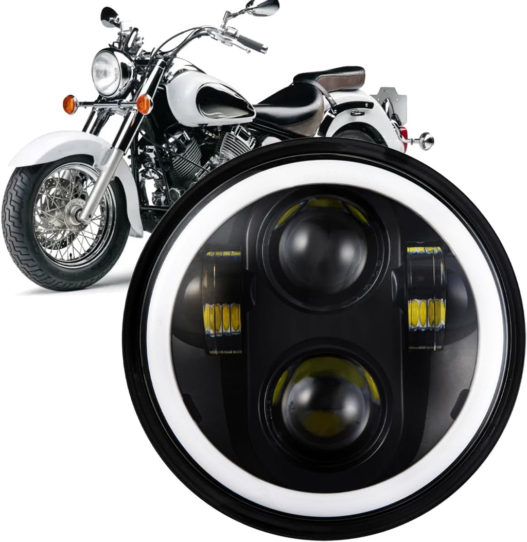 5.75 Inch Headlight For Yamaha VStar XVS 650 950 1100 Vmax 1200