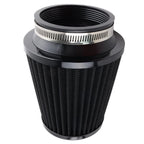 76mm Air Filter Cleaner for Fit Intake Tube with 2.99 inch Diameter Replacement Filter (76MM Black B)