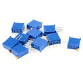 uxcell 10Piece 10K Ohm 3296W 3 Pins Trim Pot Trimmer Potentiometer