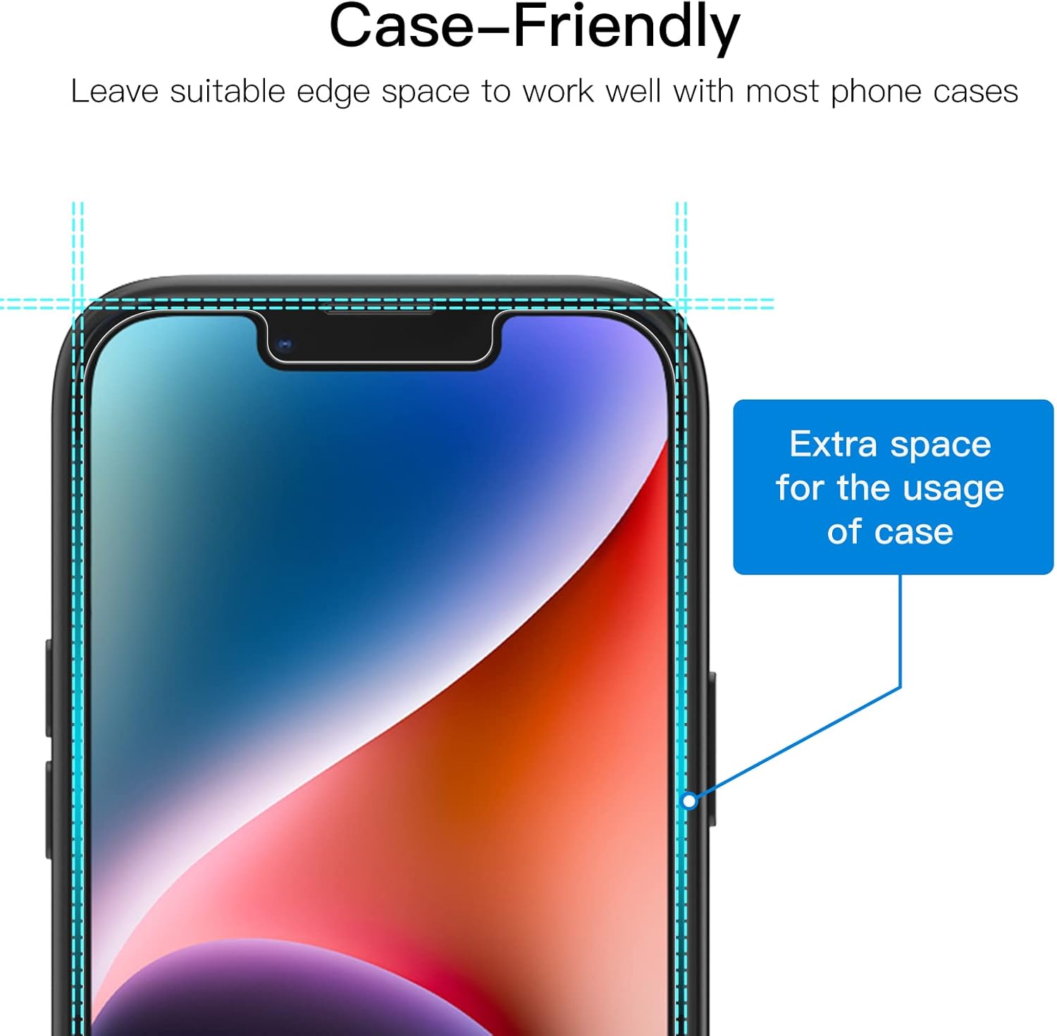Privacy Screen Protector for iPhone 17e (2026) / iPhone 16e / iPhone 14, Anti Spy Tempered Glass Film, 6.1-Inch