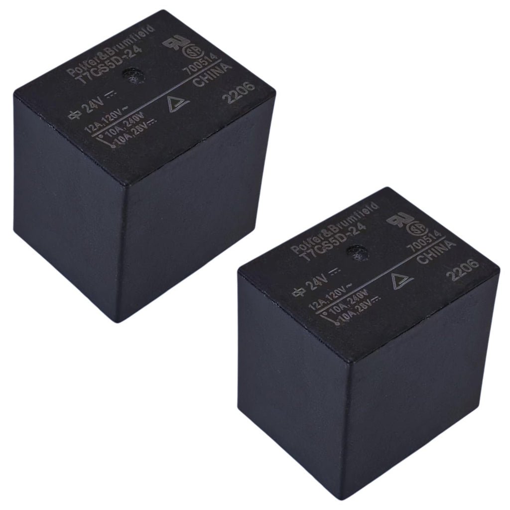 2PCS T7CS5D-24 24VDC Power Relay Same as JZC-22FFC15D24VDC