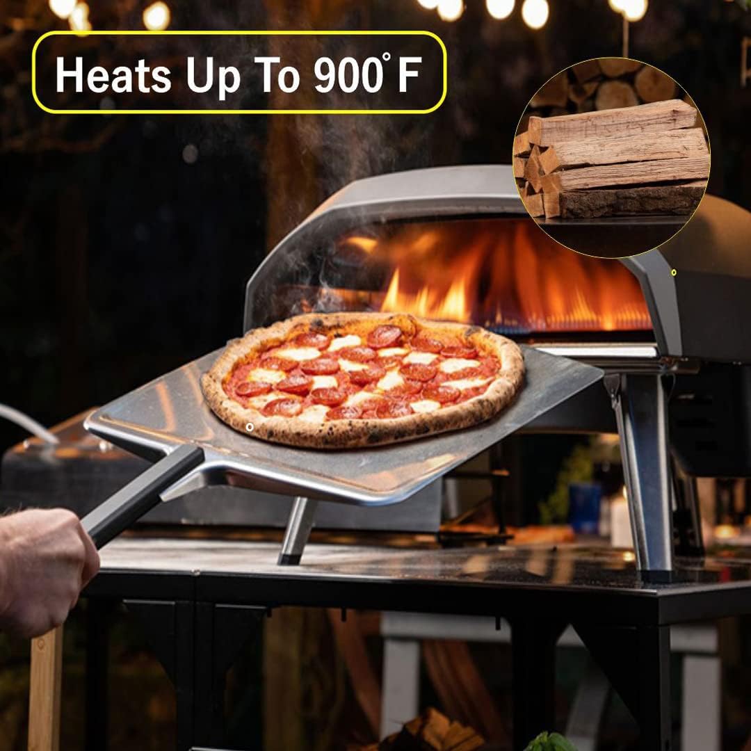 Kiln Dried Pizza Oven Cooking Logs, Approx 12 lbs, Wood Logs for Pizza Ovens, Grills and Smokers, Solo Stove Mesa XL