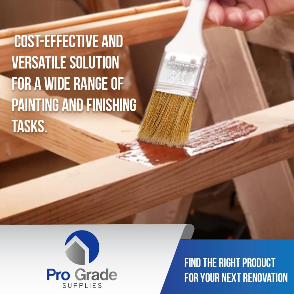Pro Grade - Chip Paint Brushes - 96 Ea 1.5 Inch Chip Paint Brush