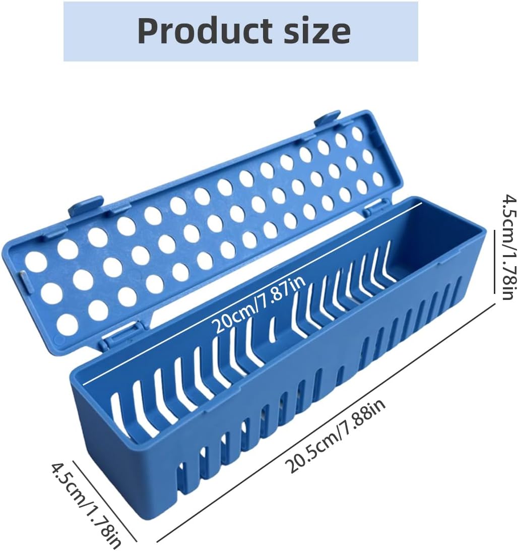 Dental Autoclave Sterilization Cassettes Rack Dental Sterilizer Box Instrument Cassette Sterilizing Tray Container